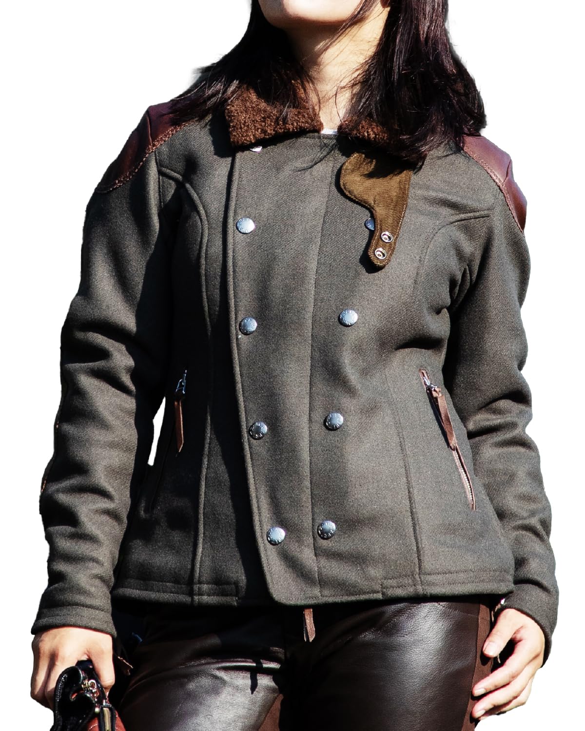 Max Fritz メダリオンライダース レディースジャケット